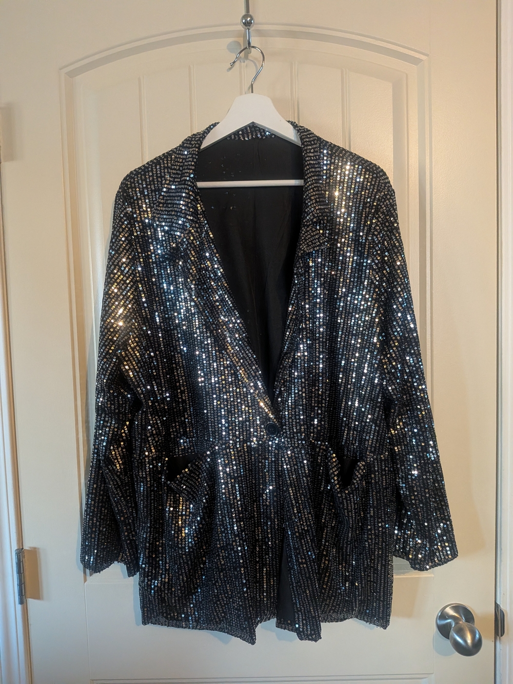 NWOT Black Sequin Blazer
